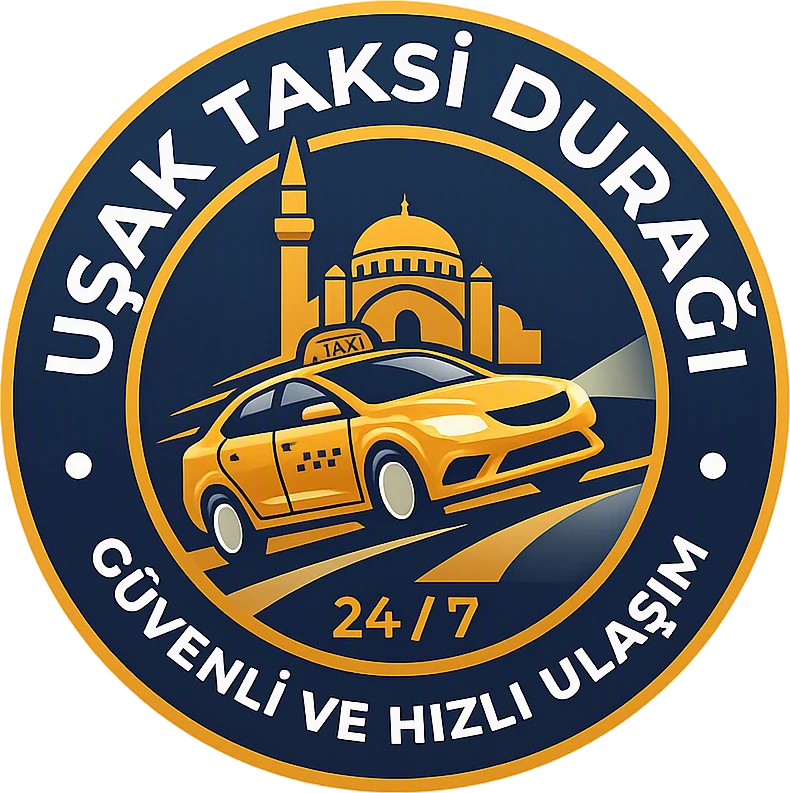 Uşak Taksi Durağı Logosu - 7/24 Güvenli ve Hızlı Ulaşım
